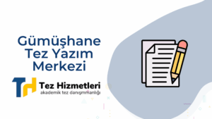 Gümüşhane tez yazım merkezi