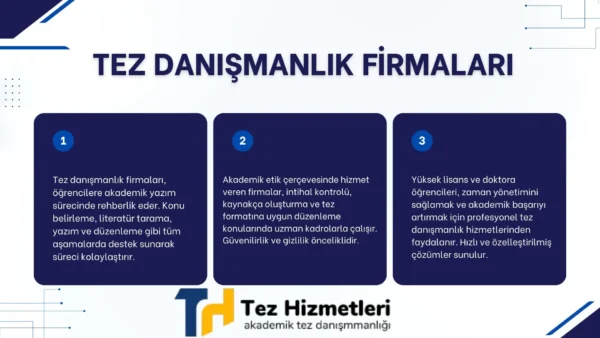 Tez Danışmanlık Firmaları